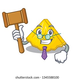 Judge pineapple slices on a cartoon plate