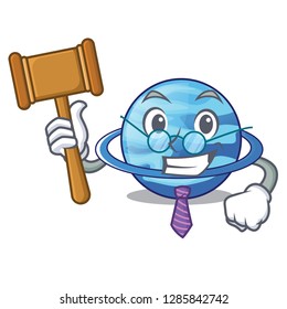 Judge planet uranus above the sky cartoon