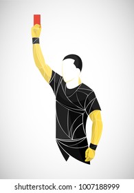 judge, referee soccer vector