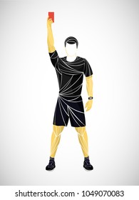 judge, referee soccer vector