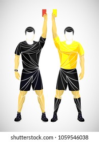 judge, referee soccer vector