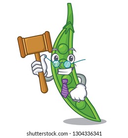 Judge snow peas isolated the on character
