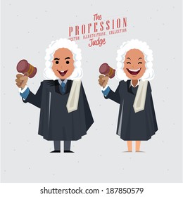 Judge - vector illustration