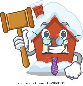 Judge winter house with in character shape