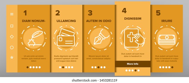 Judgement, Court Process Vector Onboarding Mobile App Page Screen. Judgement, Trial Procedure Linear. Legal Accusation, Litigation. Crime Investigation, Verdict, Indictment Oars Illustrations