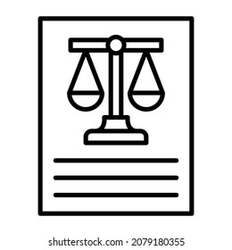 Judgement icon vector image. Can also be used for web apps, mobile apps and print media.