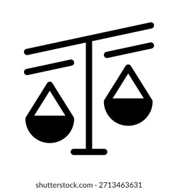Ilustración de diseño de símbolo de Vector de ícono de juicio