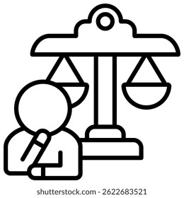 Judgment Icon Element For Design