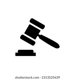 Judgment icon isolated on white background