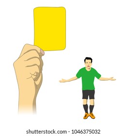 A judgment of yellow card was issued