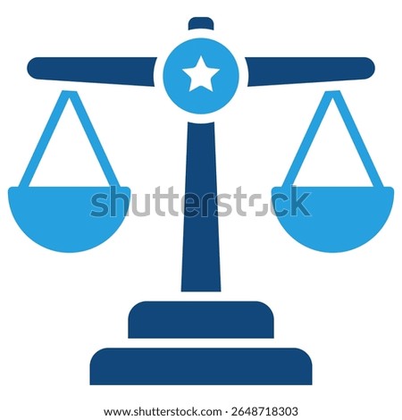 Judicial Icon Element For Design