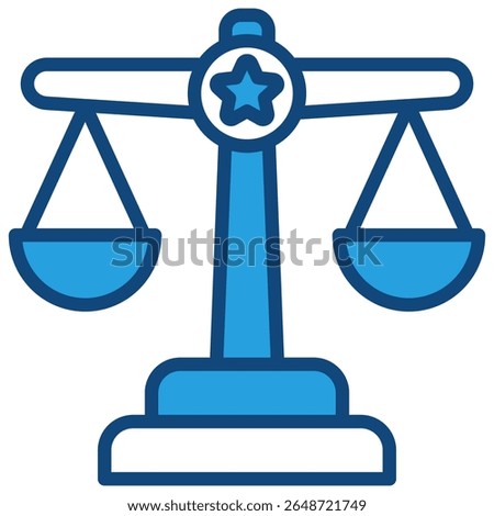 Judicial Icon Element For Design