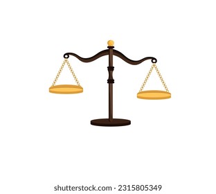elementos de diseño de logotipo vectorial de herramientas judiciales