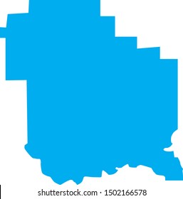 judith basin county map in montana state