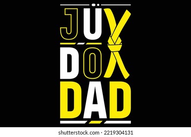 Judo Dad, JUDO Typography Svg T Shirt Design,  svg