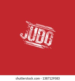 judo grunge stamp. judo grunge label