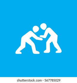 judo icon illustration. isolated vector sign symbol