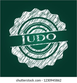 Judo on blackboard