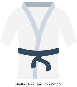 Judo Suits Vector Icon