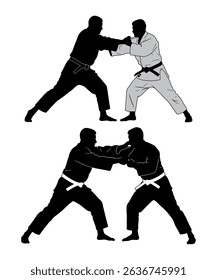 JUDO vector illustration clipart graphic