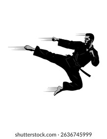 JUDO vector illustration clipart graphic
