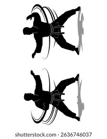 JUDO vector illustration clipart graphic
