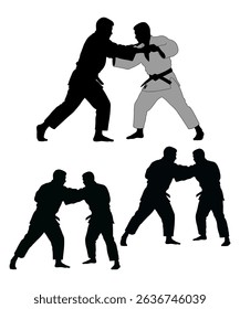 JUDO vector illustration clipart graphic