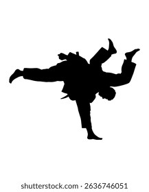 JUDO vector illustration clipart graphic