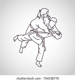 Judo Sketch 1 by willtommo on DeviantArt