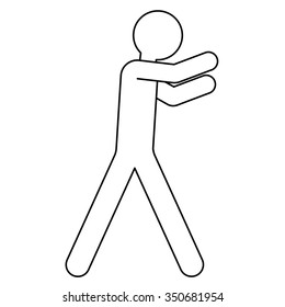 Judo vector symbol.