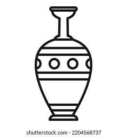 Jug Amphora Icon Outline Vector Vase Stock Vector (Royalty Free ...