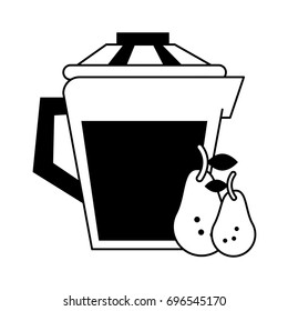 jug with beverage icon image 