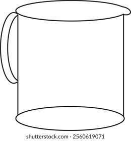 A jug is a container with a handle and an opening for pouring or drinking liquids.