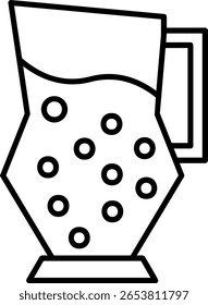 Jug Filled Style Icon Design