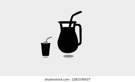 Juckglassymbol-Design, Vektorgrafik