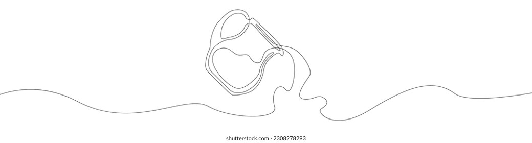 Jug glass icon line continuous drawing vector. One line Jug, milk, juice, wine icon vector background. The pitcher pours milk, juice, wine icon. Continuous outline of a Jug.