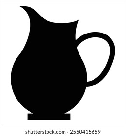 Jug Icon for Beverage and Kitchenware Design