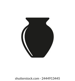 Jug icon. Clay jug. Vector. Flat design.