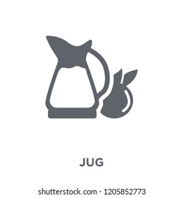 Jug icon. Jug design concept from Drinks collection. Simple element vector illustration on white background.