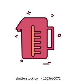jug icon design vector