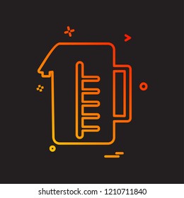 jug icon design vector