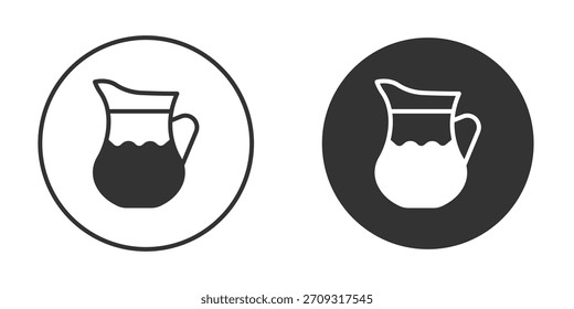 Krug-Symbol im Glyphenstil für Web Design. UI-UX-Symbole
