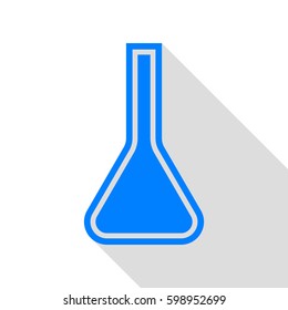 Jug icon illustration. Vector. Azure icon with flat style shadow path on white background.