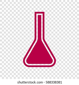 Jug icon illustration. Vector. Bordo icon on transparent background.