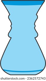Jug icon image vector blue color