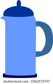 Jug icon image vector blue color