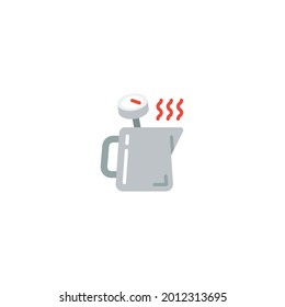 Icono de jarra aislado en fondo blanco