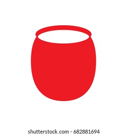 jug icon isolated on white background. Modern flat pictogram, business, marketing, internet concept.