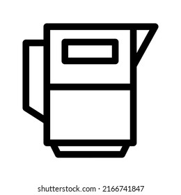 jug icon or logo isolated sign symbol vector illustration - high quality black style vector icons
