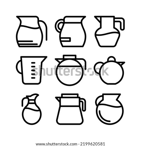 jug icon or logo isolated sign symbol vector illustration - Collection of high quality black style vector icons
 Foto stock © 